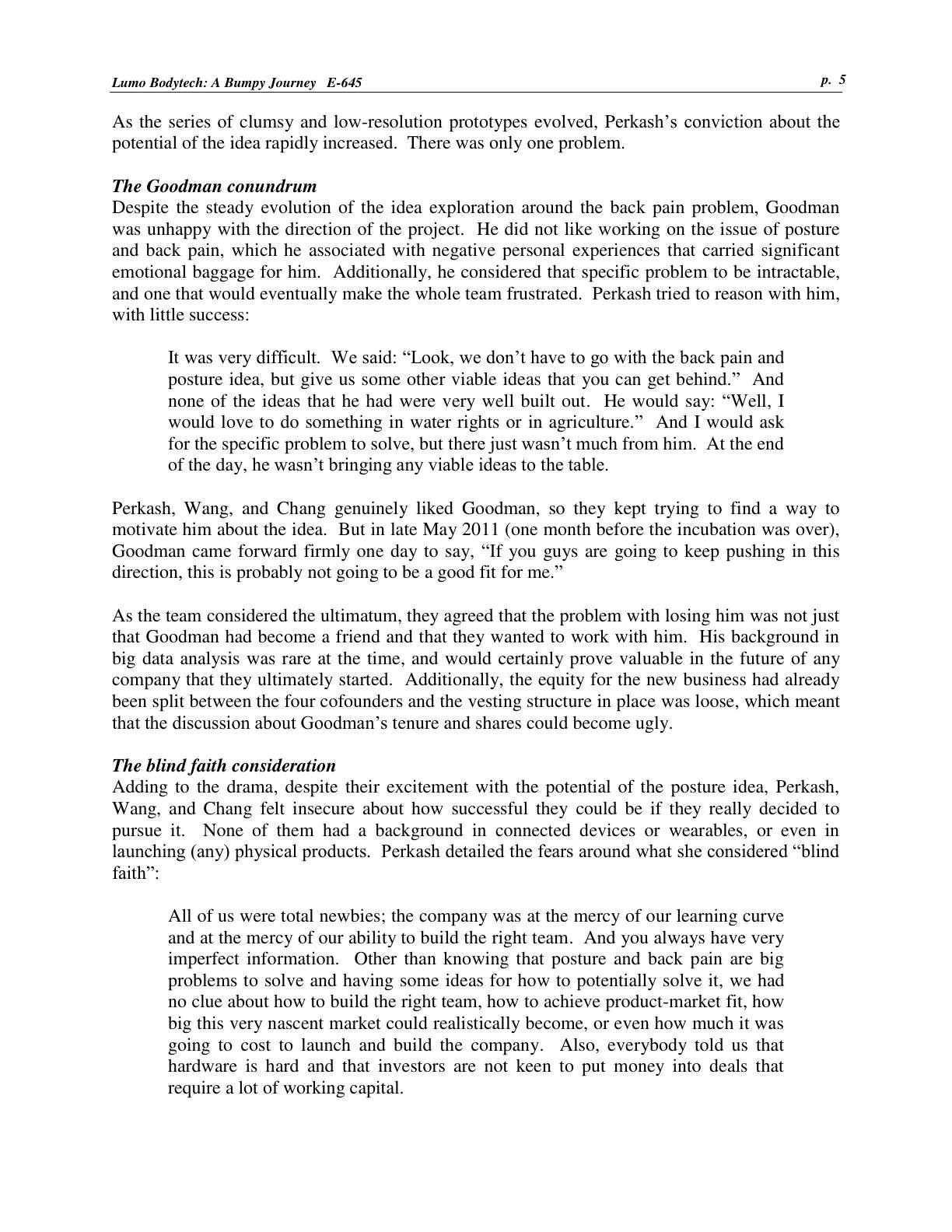 Lattin - Lumo Bodytech A Bumpy Journey, page 5