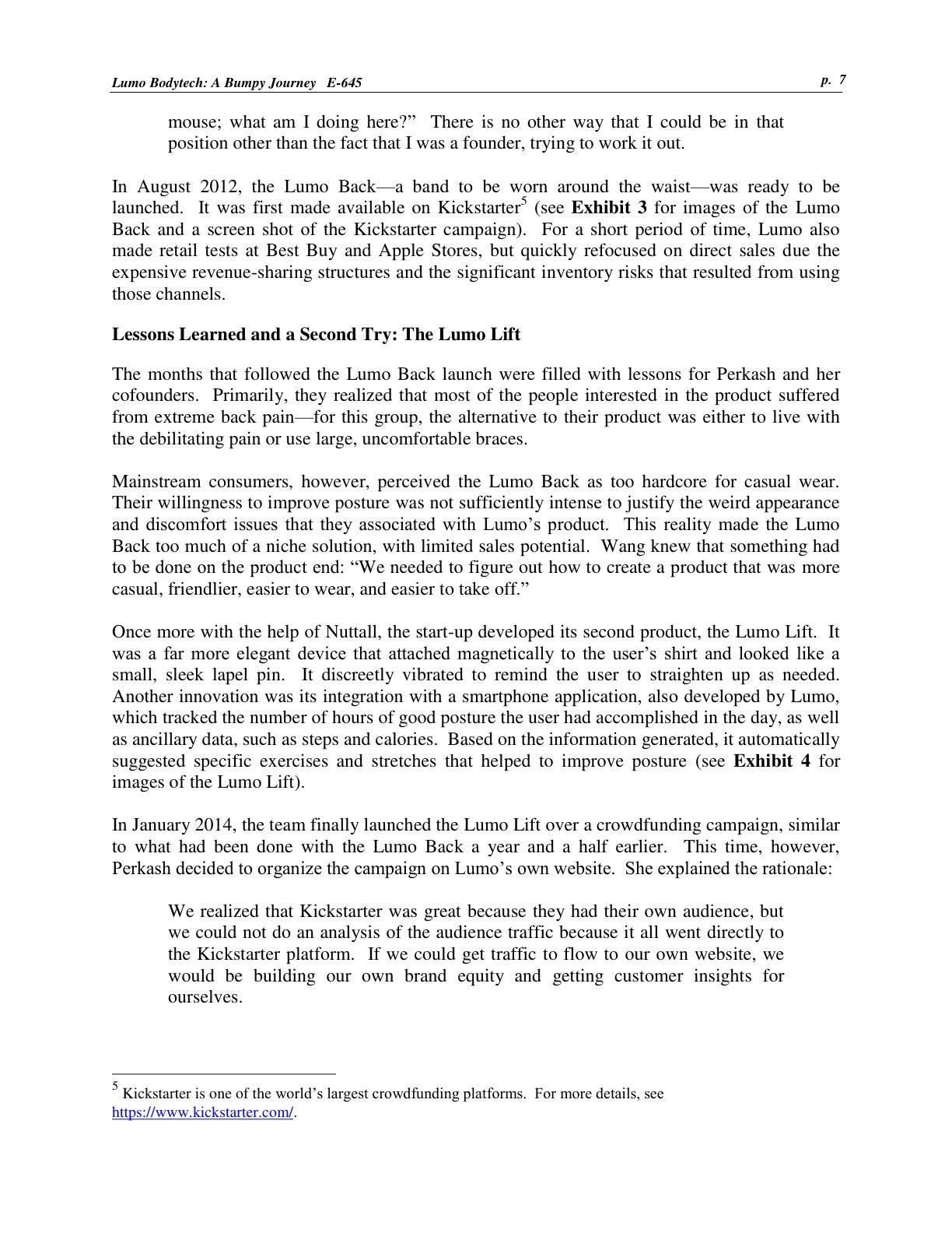 Lattin - Lumo Bodytech A Bumpy Journey, page 7