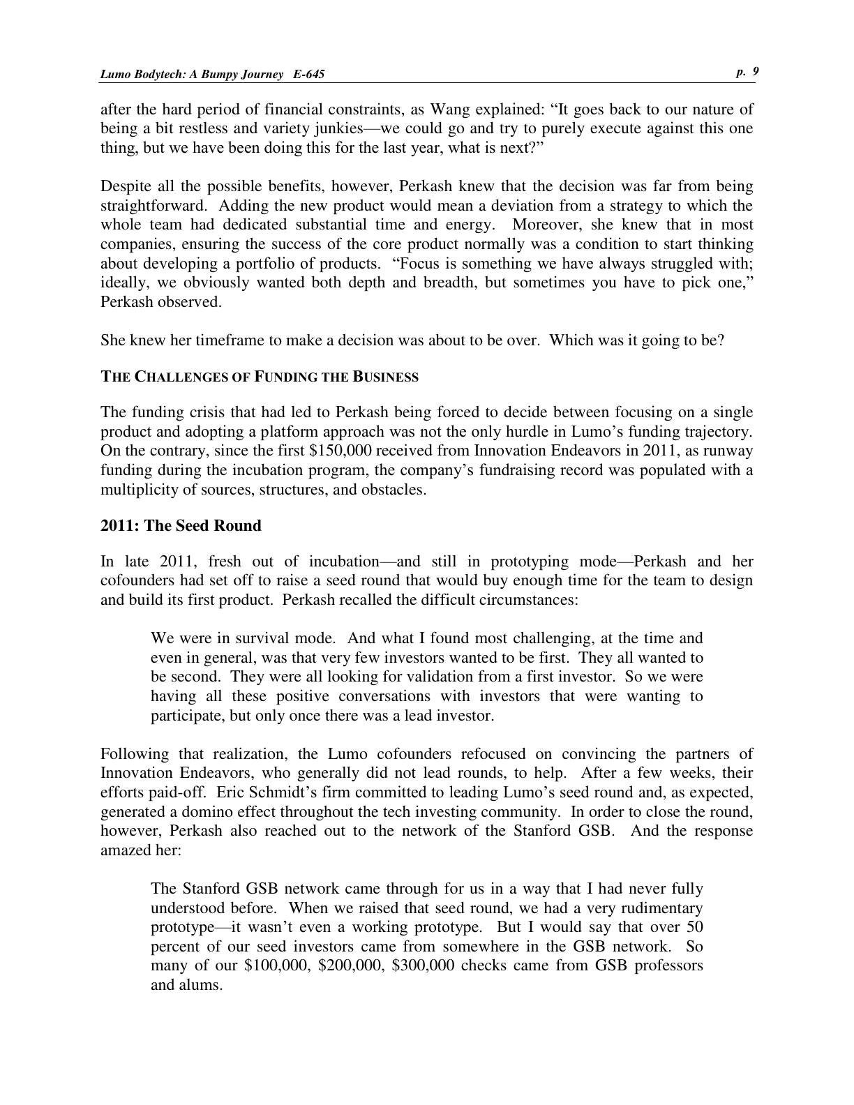 Lattin - Lumo Bodytech A Bumpy Journey, page 9
