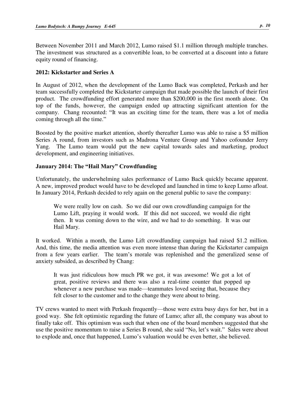 Lattin - Lumo Bodytech A Bumpy Journey, page 10