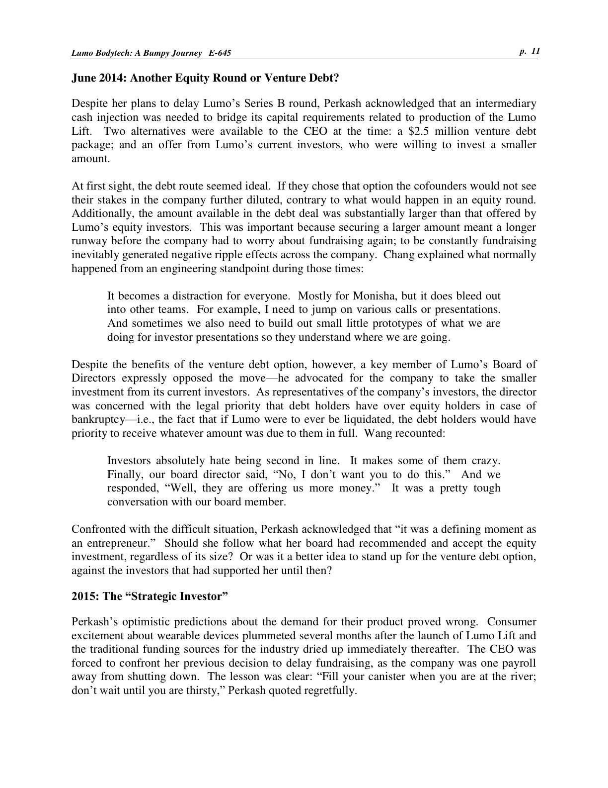 Lattin - Lumo Bodytech A Bumpy Journey, page 11