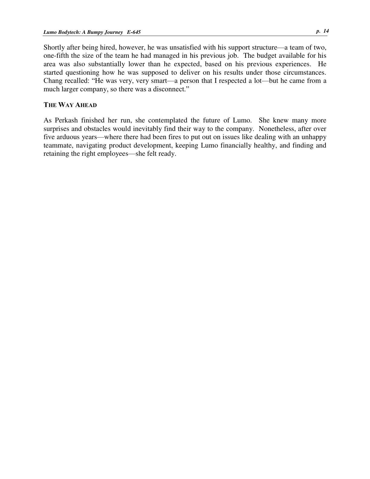 Lattin - Lumo Bodytech A Bumpy Journey, page 14