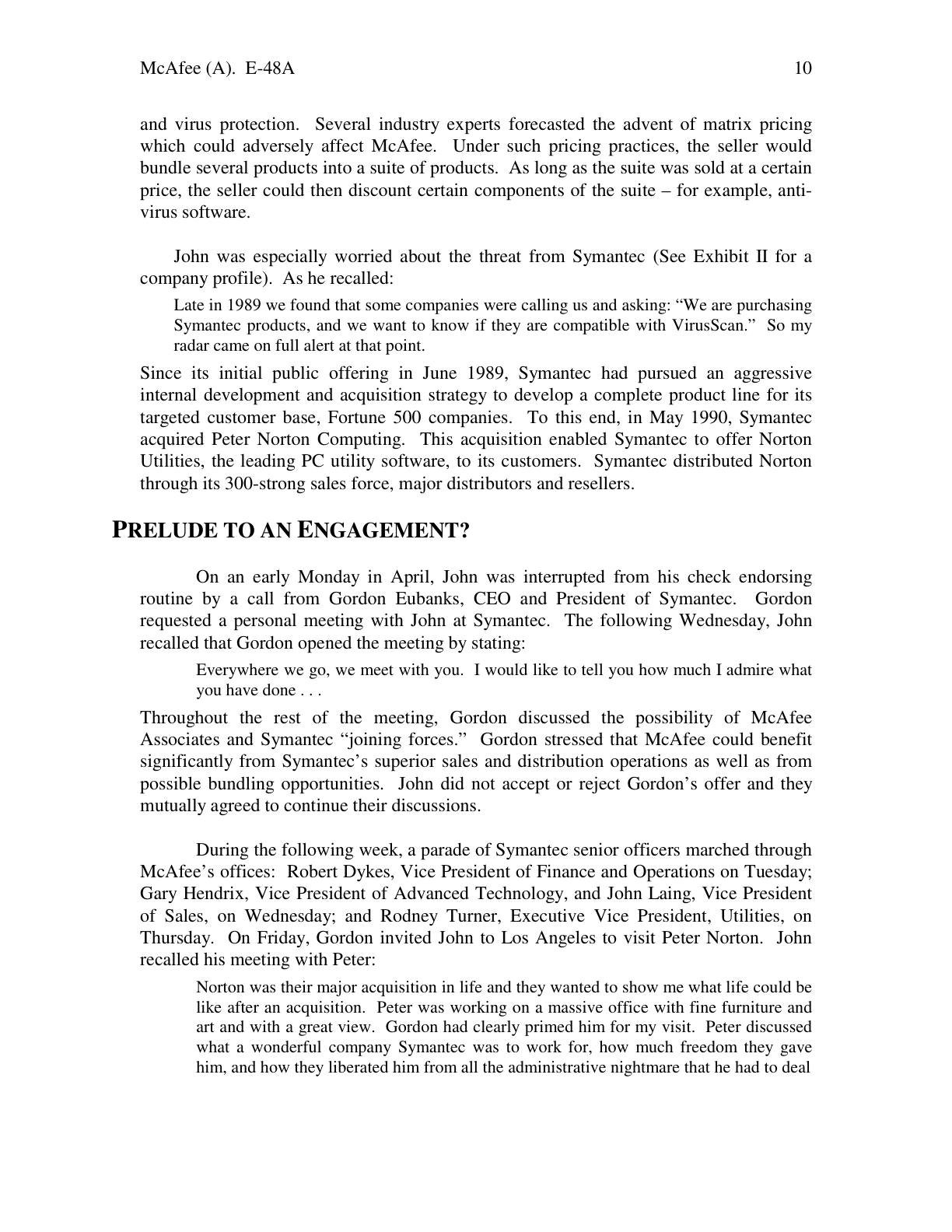 Feinberg - McAfee (A), page 10