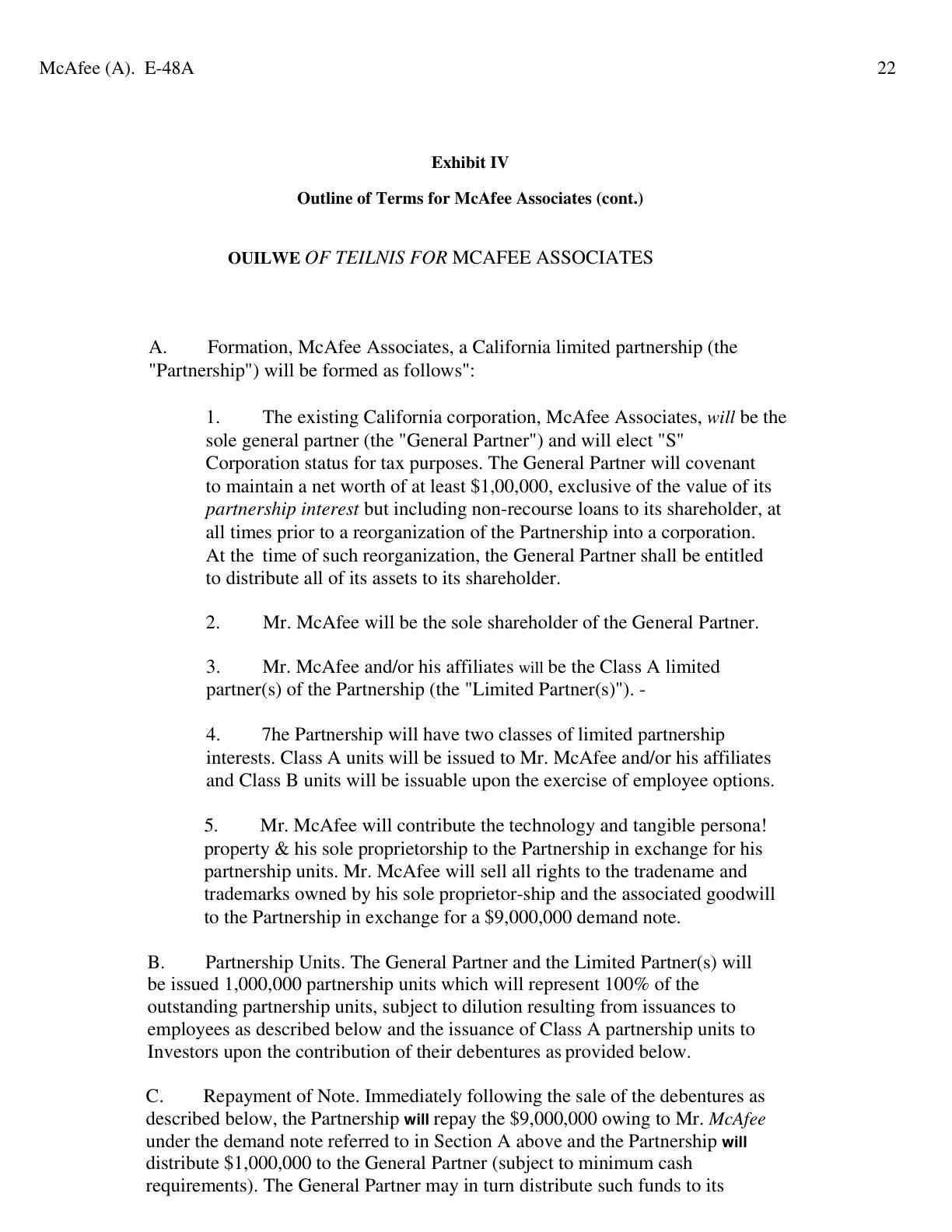 Feinberg - McAfee (A), page 22