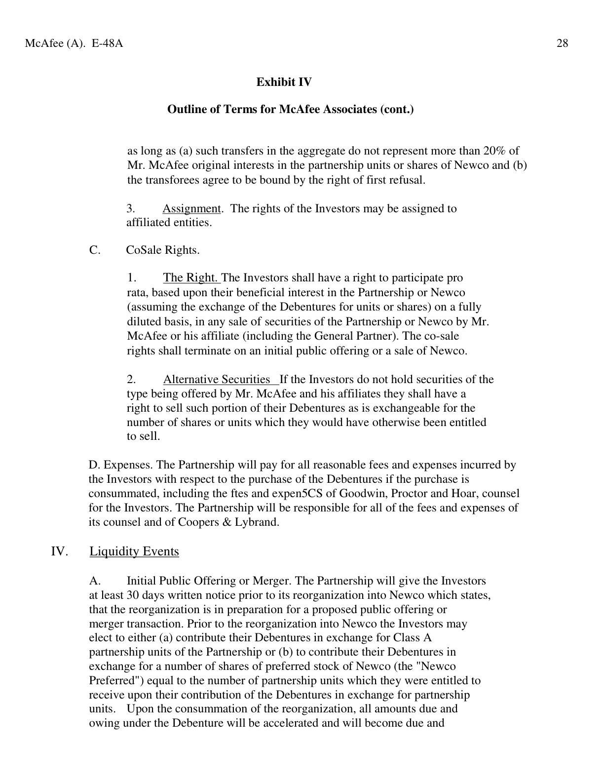 Feinberg - McAfee (A), page 28