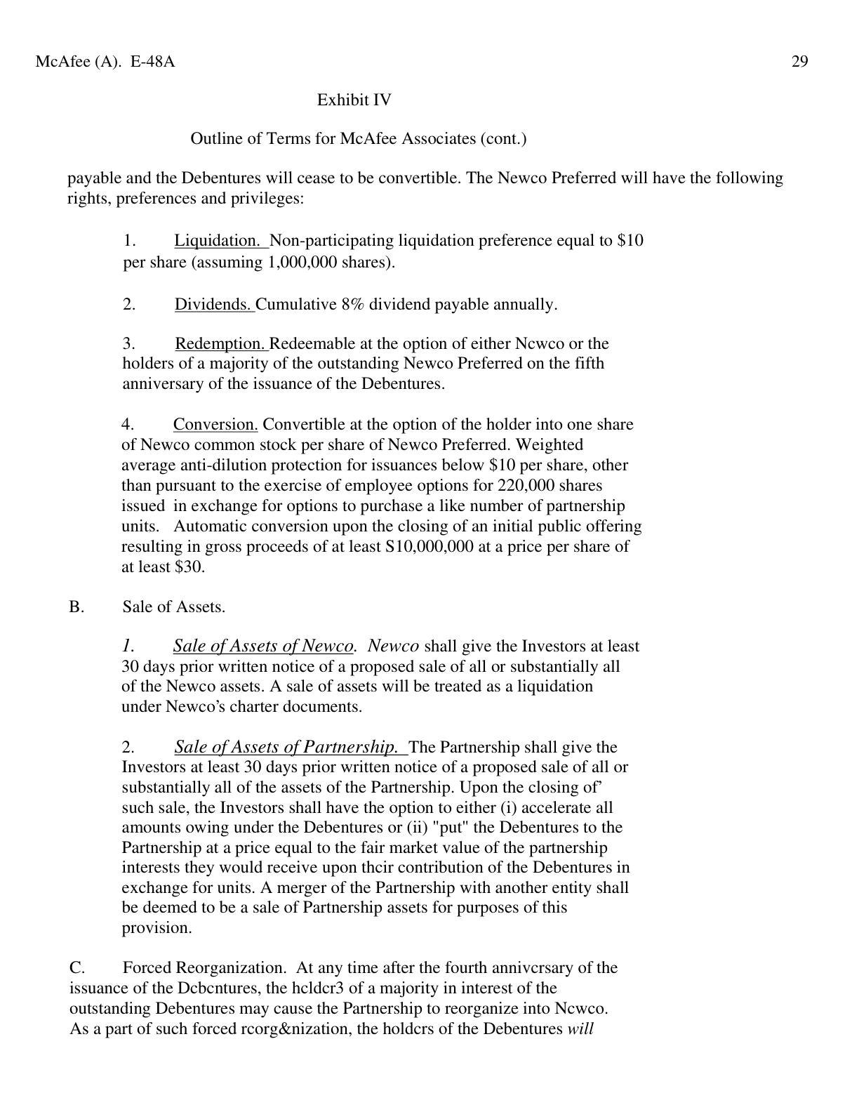 Feinberg - McAfee (A), page 29