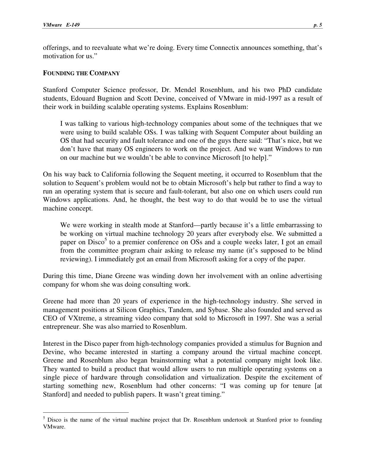 Feinberg - VMware, page 5