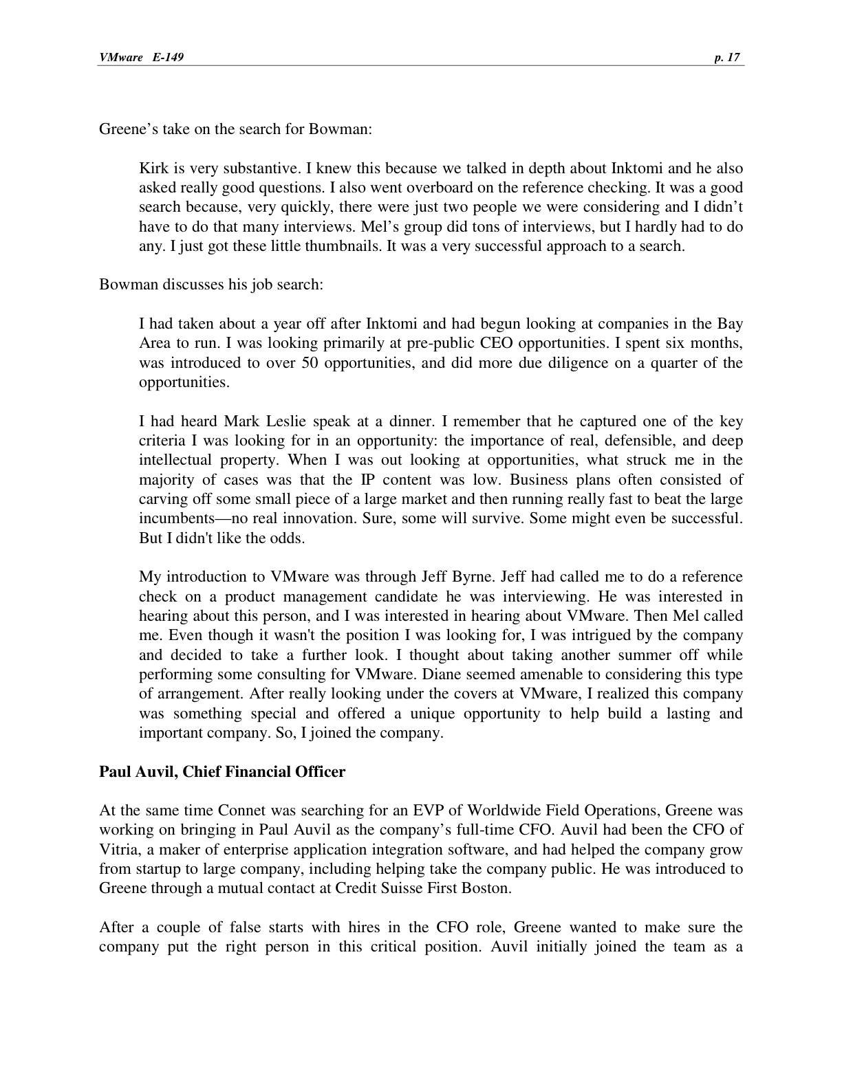 Feinberg - VMware, page 17