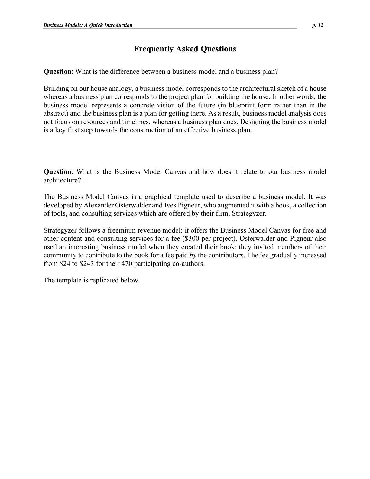 Mendelson - Business Models - A Quick Introduction, page 12