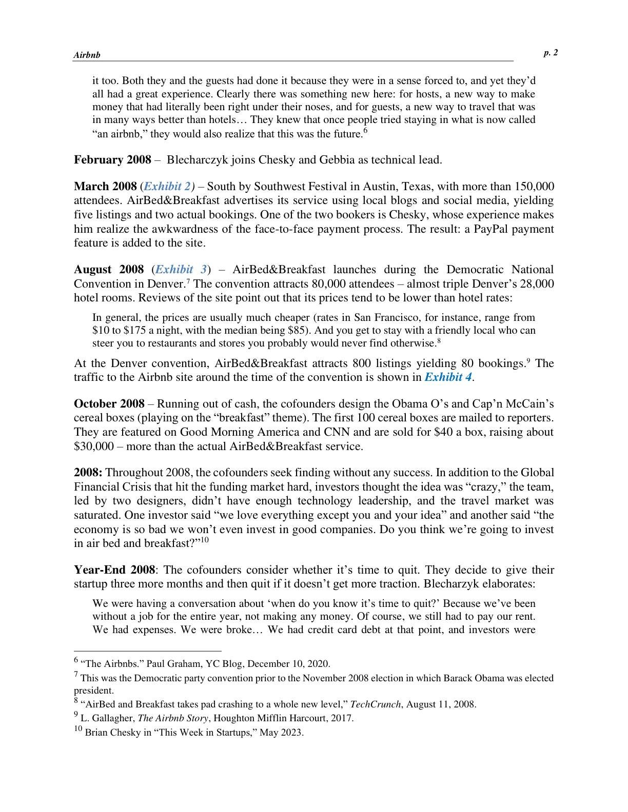 Mendelson - Airbnb - The First Five Years, page 2