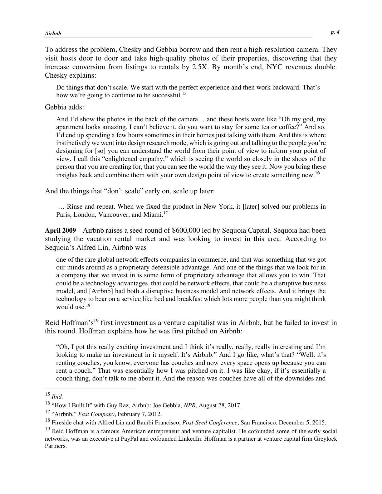 Mendelson - Airbnb - The First Five Years, page 4