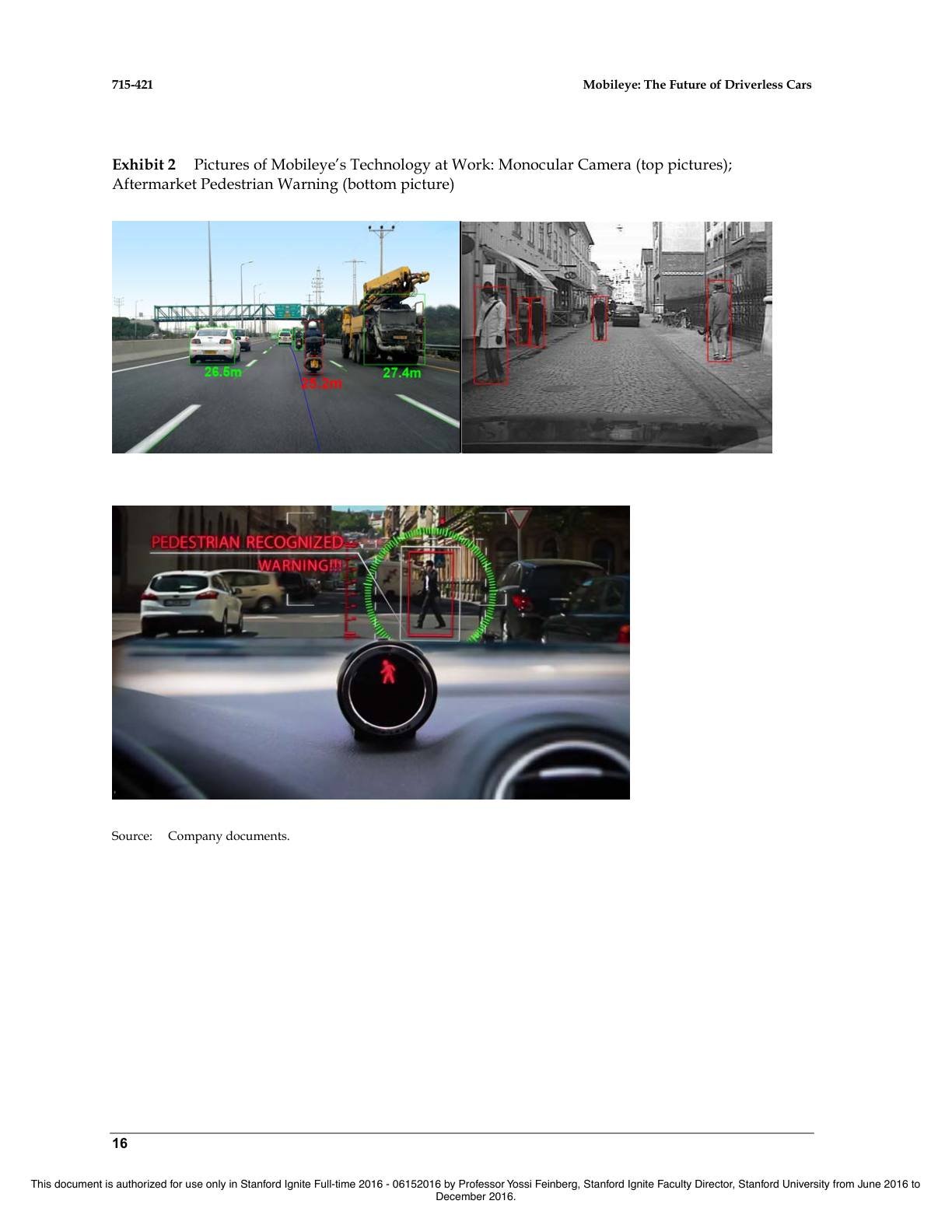 Feinberg - Mobileye - The Future of Driverless Cars, page 16