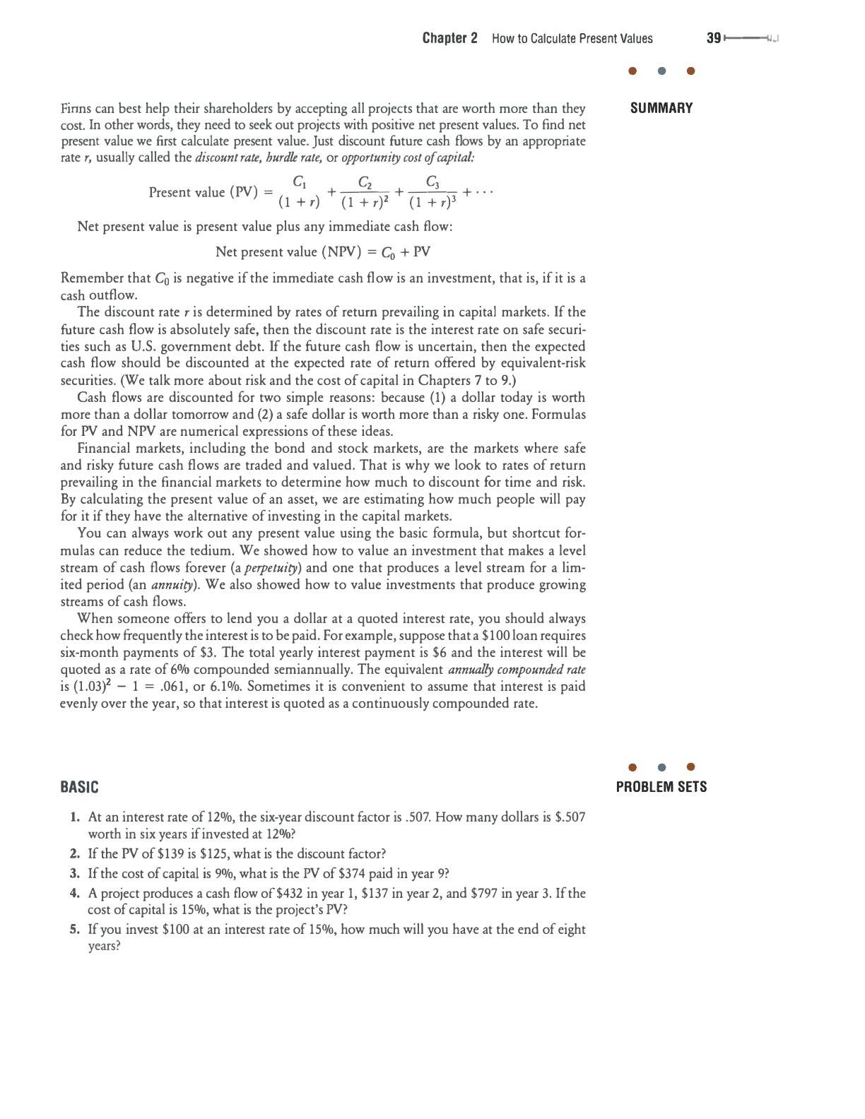 Beyer - Chapter 2- How to Calculate Present Value_, page 20