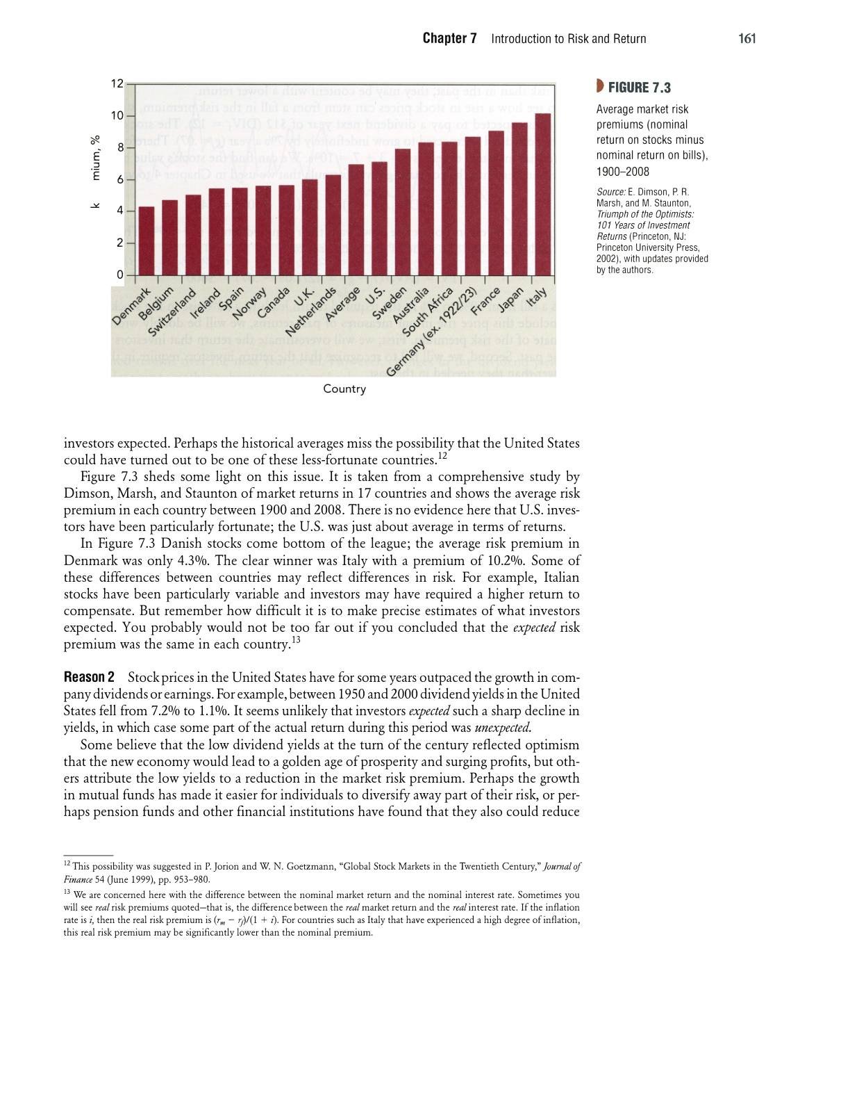 Beyer - Chapter 7- Introduction to Risk and Return, page 6