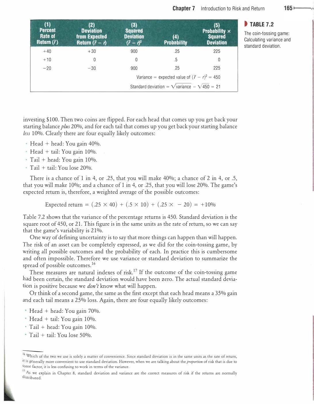 Beyer - Chapter 7- Introduction to Risk and Return, page 10