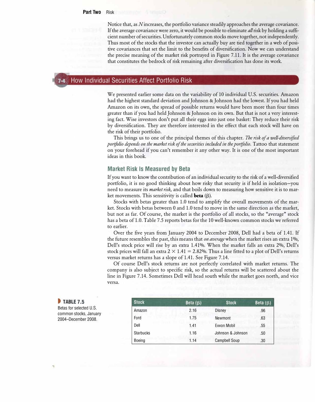 Beyer - Chapter 7- Introduction to Risk and Return, page 19