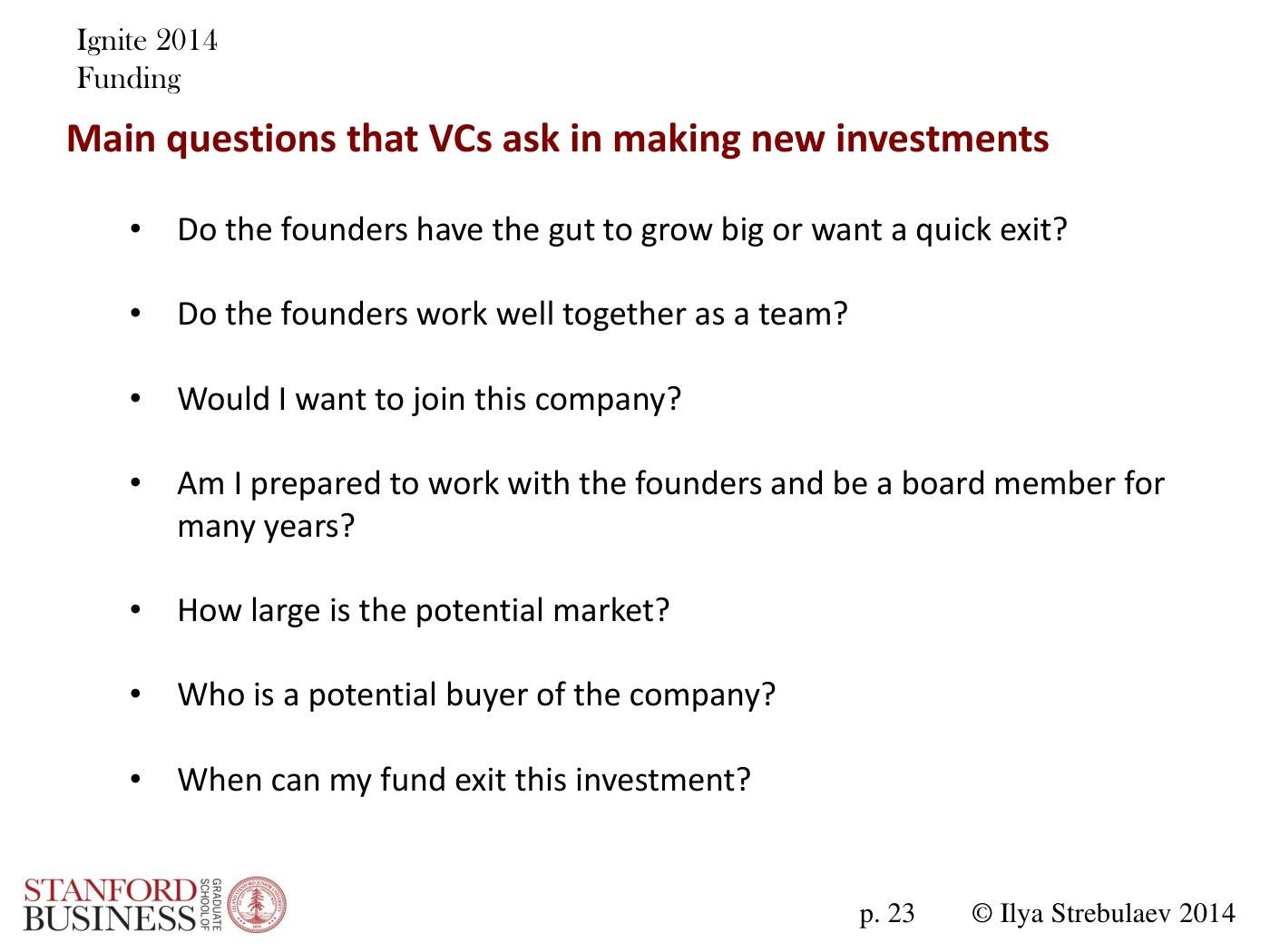 Strebulaev - Angel and VC Funding Basics and Tricks, page 23