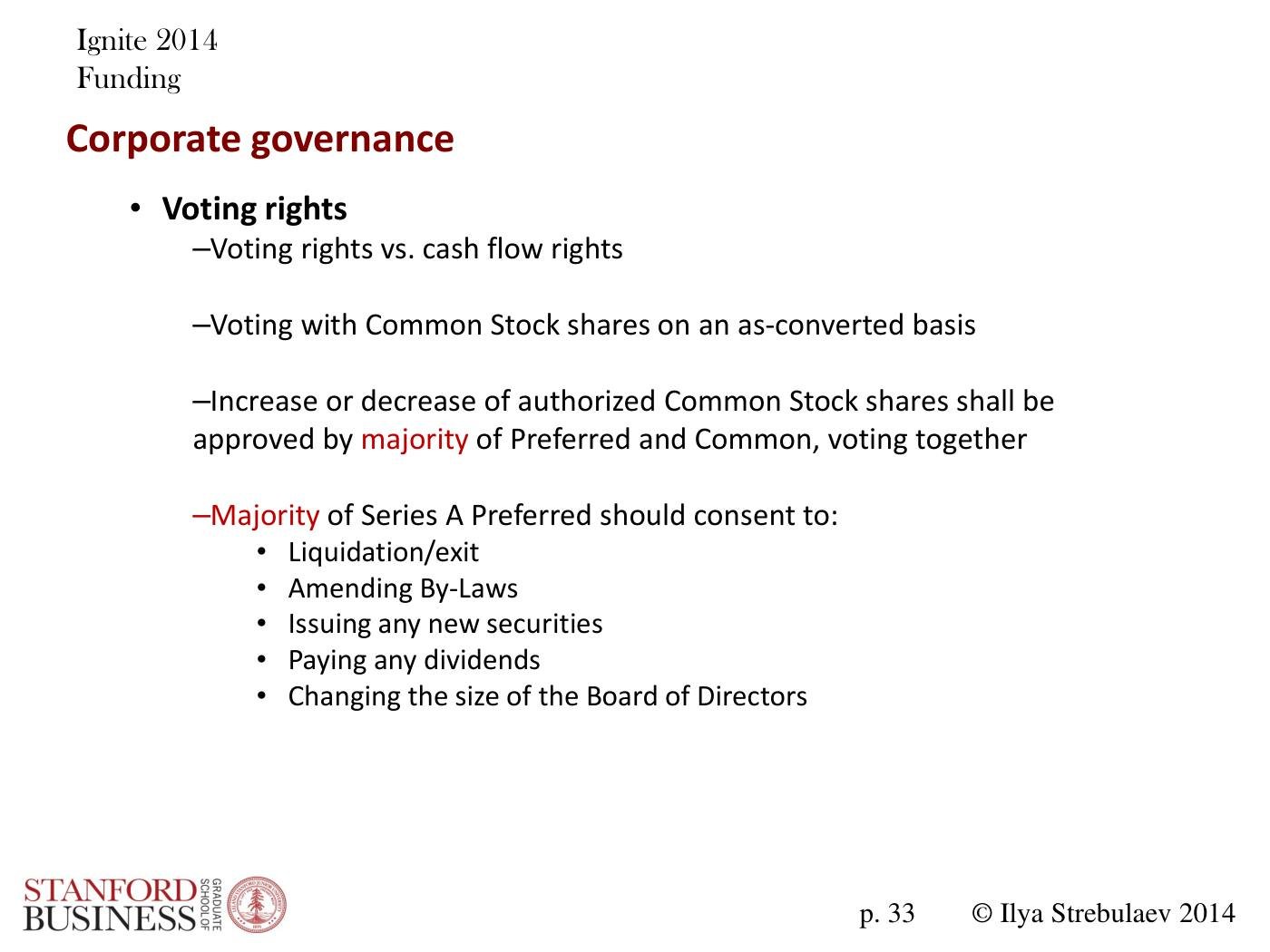 Strebulaev - Angel and VC Funding Basics and Tricks, page 33