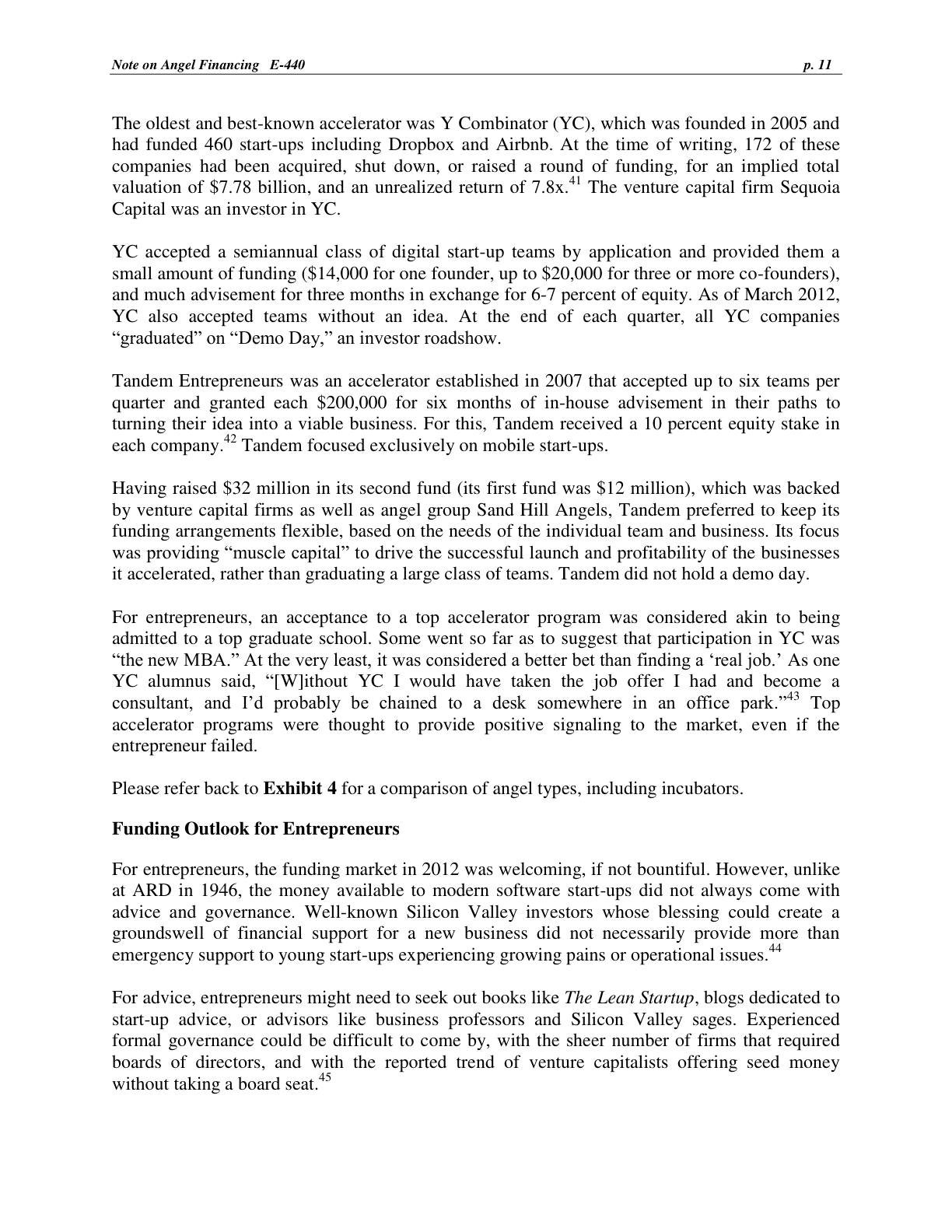 Strebulaev - Note on Angel Financing, page 11