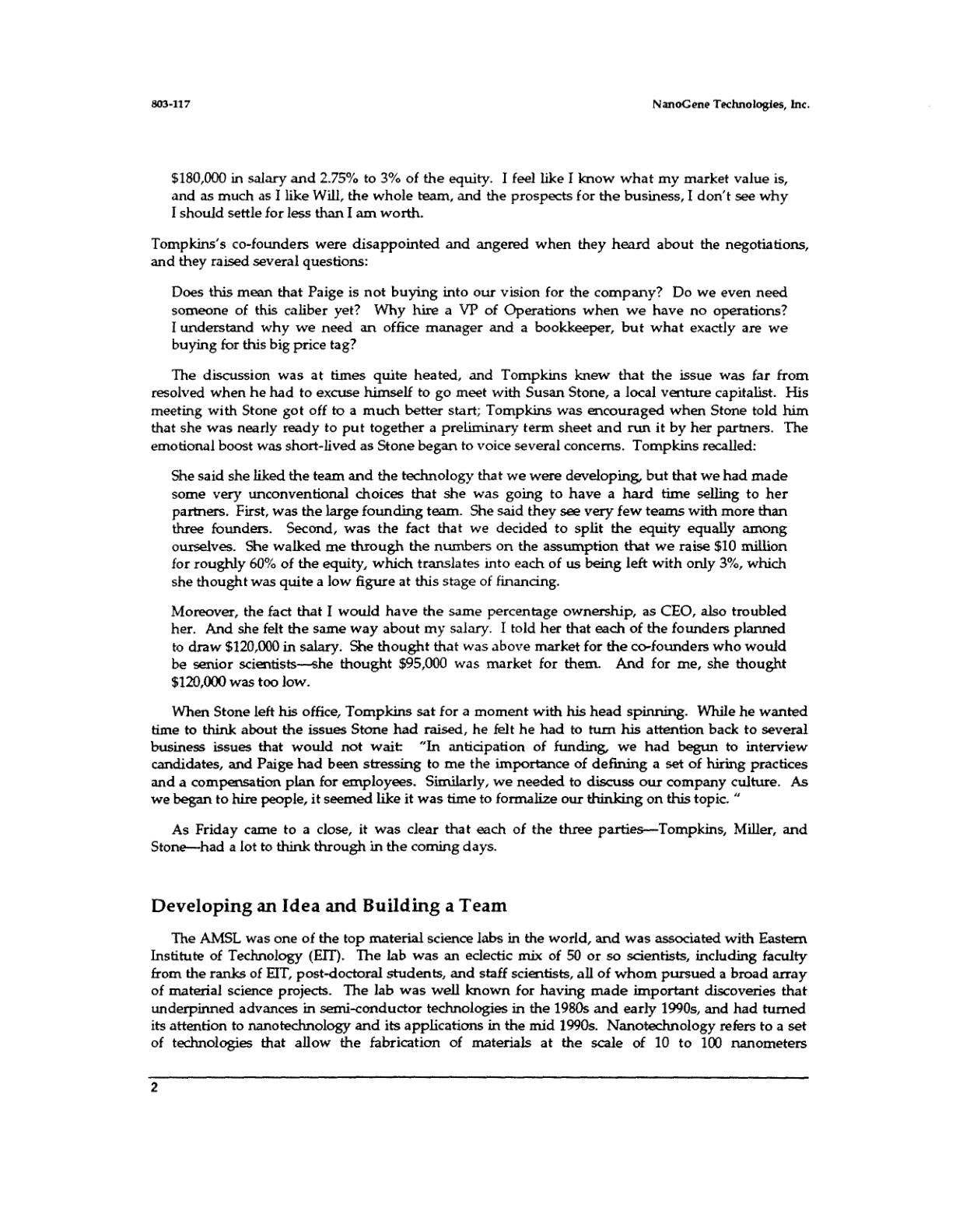 Reiss - NanoGene Technologies, page 2