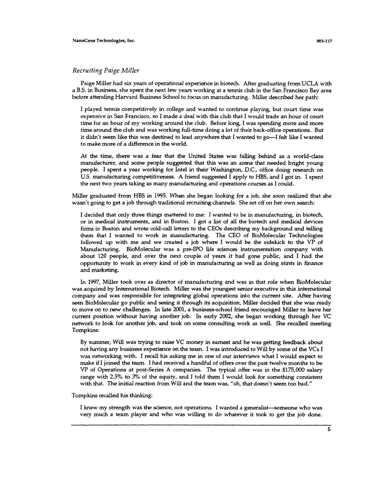 Reiss - NanoGene Technologies, page 5