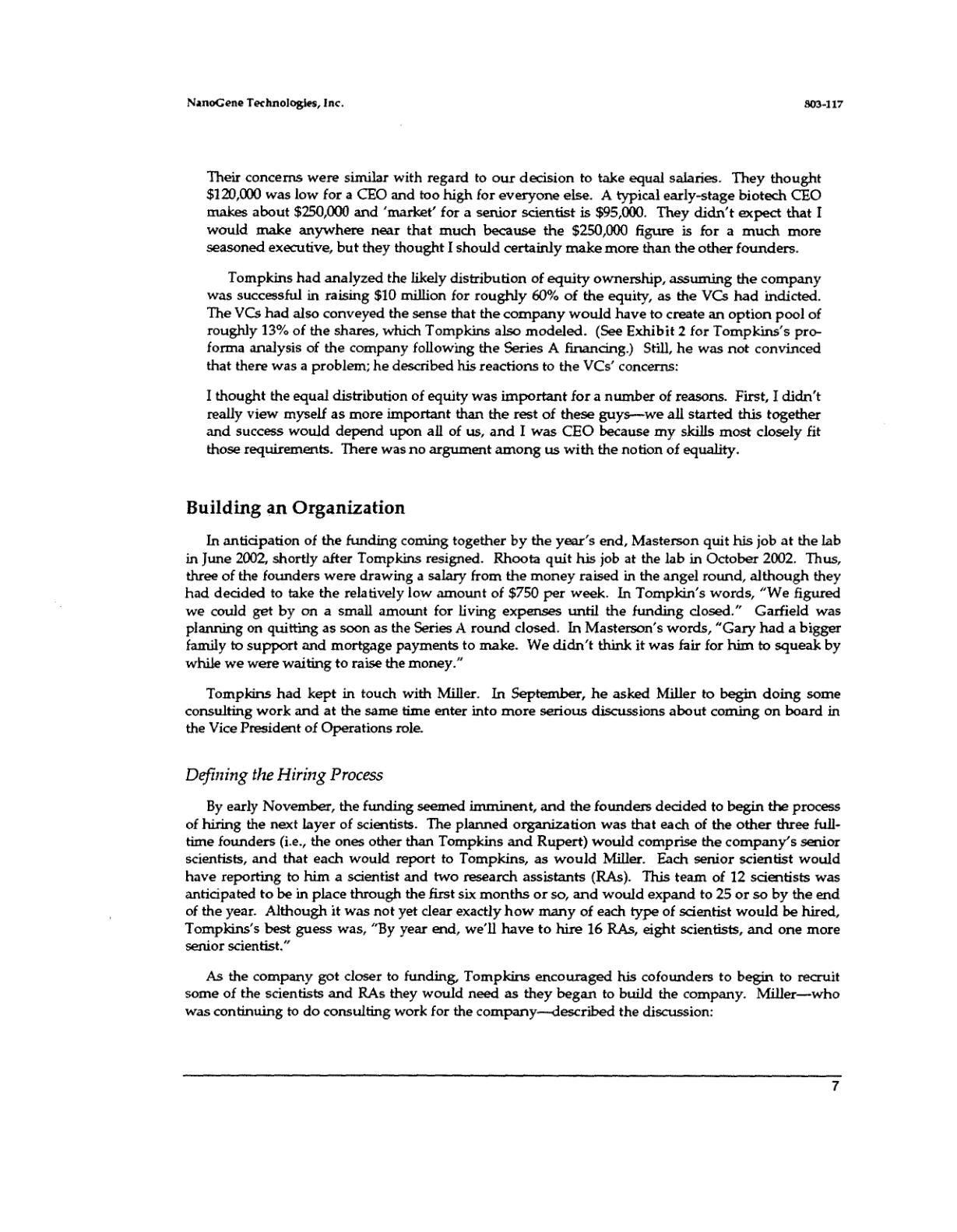 Reiss - NanoGene Technologies, page 7